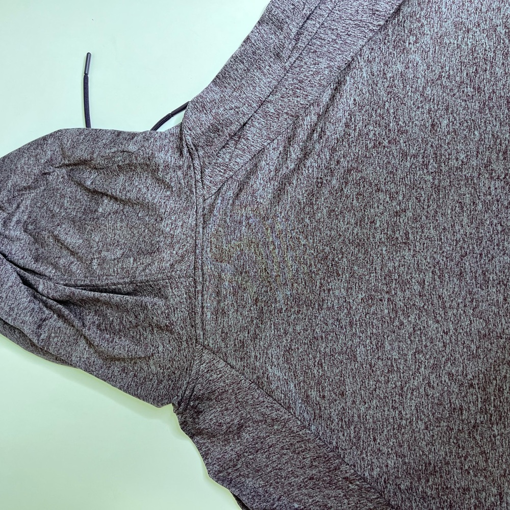 Athleta Uptempo Flora Mauve/Shale & Charcoal Hoodie Top - Picture 10 of 14